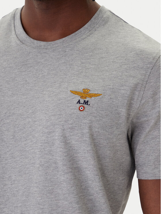 Aeronautica Militare Aeronautica Militare Camiseta 261TS1580UJ00372 Gris Regular Fit