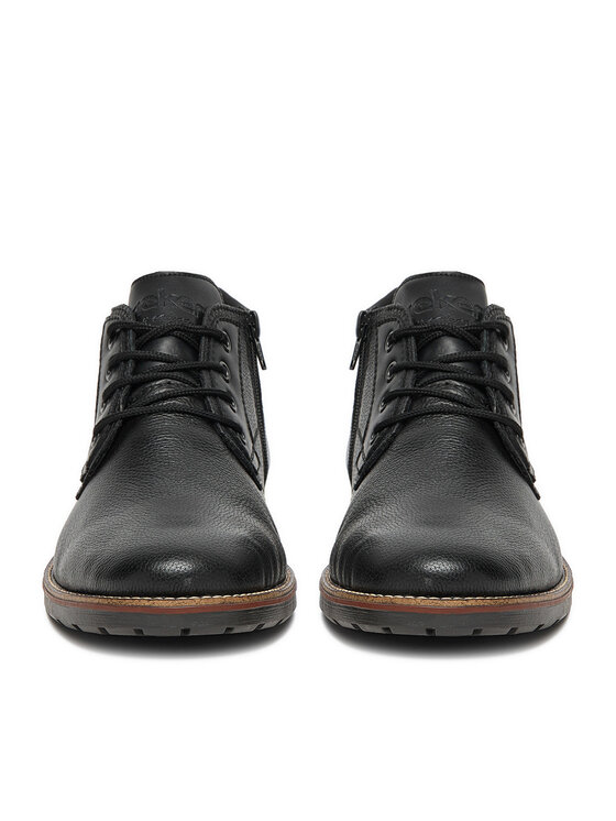 Rieker Šnurovacia obuv Rieker CEO-15339-00 Čierna