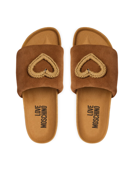 LOVE MOSCHINO Шльопанці LOVE MOSCHINO JA28363G0OIG5200 Коричневий