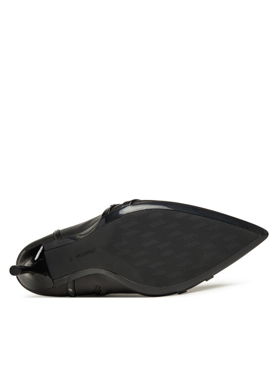 KARL LAGERFELD Ботуши KARL LAGERFELD KL30987 Черен