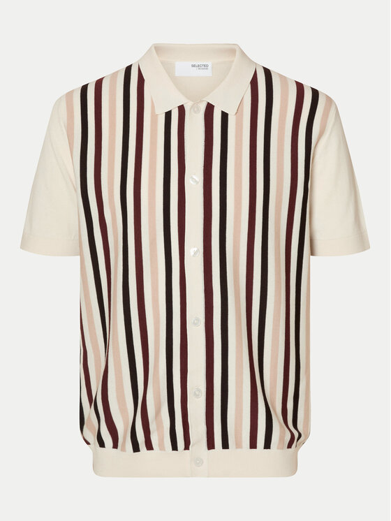 Selected Homme Selected Homme Polo majica 16096371 Bež Regular Fit