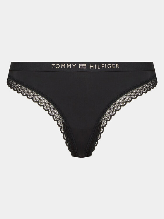 Tommy Hilfiger Tommy Hilfiger Tangas UW0UW04184 Negro