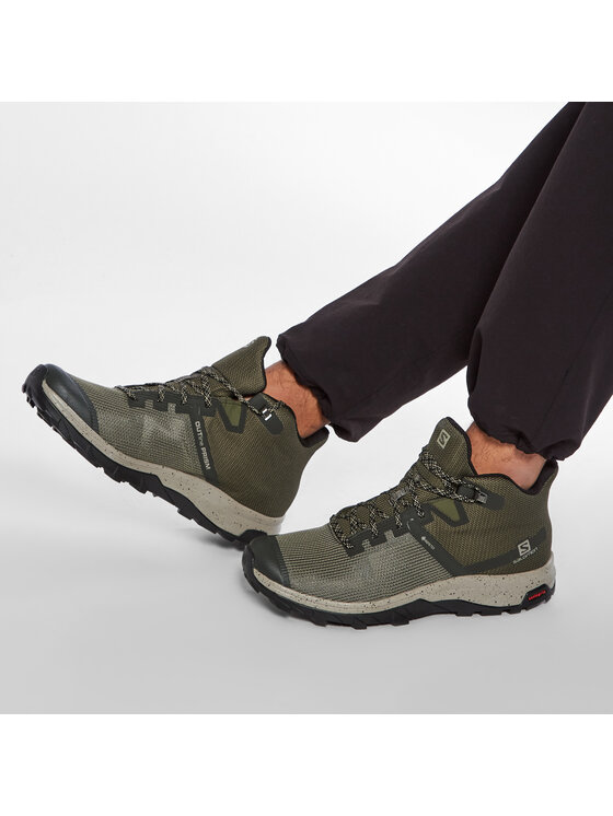 Salomon Turistiniai batai Salomon Outline Prism Mid Gtx GORE-TEX 411201 26 M0 Žalia