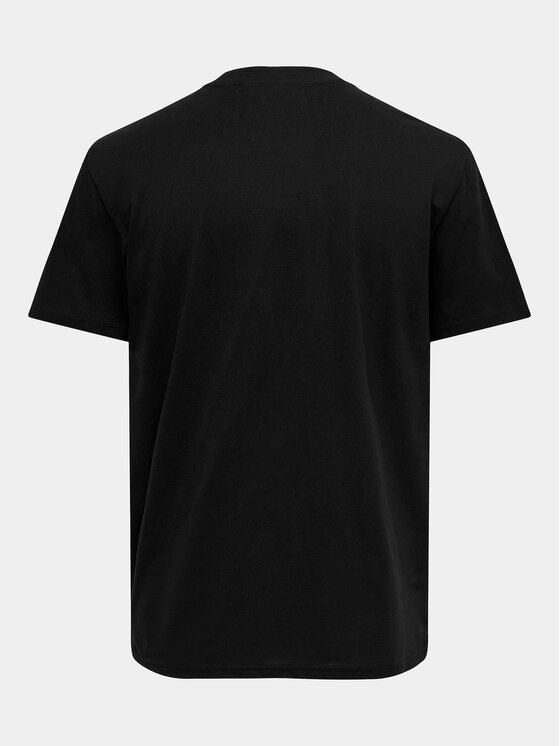 Only & Sons Only & Sons T-shirt Lex 22028171 Nero Relaxed Fit