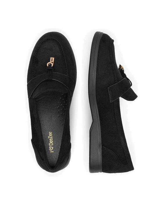 DeeZee Mokasíny DeeZee DS1590-1 Černá