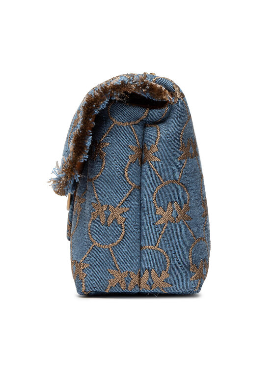 PINKO Geantă Pinko Love Classic Puff Denim Logo Cl PE 22 PLTT 1P22LU Y7WZ Albastru