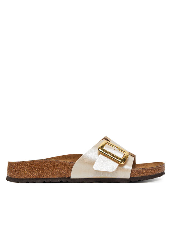 Birkenstock Şlapi Birkenstock Catalina Cushion Buckle 1029393 Écru