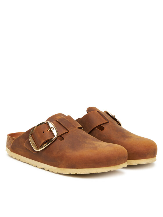 Birkenstock Шльопанці Birkenstock Boston Big Buckle Hex 1030446 Коричневий