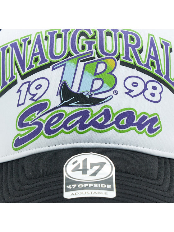 47 Brand Kapa s šiltom 47 Brand MLB Tampa Bay Rays Foam Champ '47 Offside DT BCPTN-FOAMC30KPP-BK98 Črna