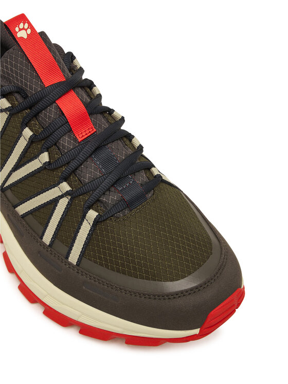 Jack Wolfskin Трекінгові черевики Jack Wolfskin Wild Hike Texapore Low M A65577 Хакі