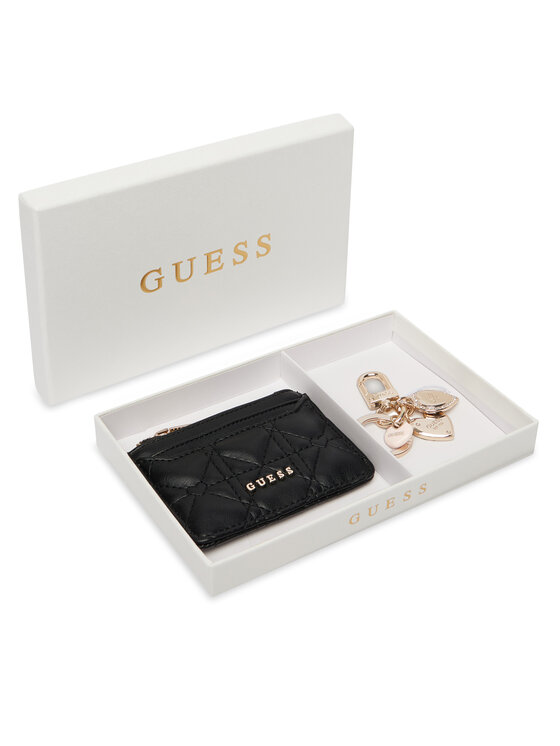 Guess Σετ Θήκη Επαγγελματικών Καρτών & Μπρελόκ Guess GFBOXW P6202 Μαύρο