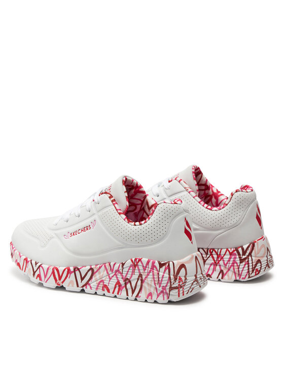 Skechers Снікерcи Skechers Uno Lite Lovely Luv 314976L/WRPK Білий