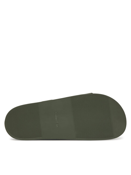 Calvin Klein Natikači Calvin Klein Ergon Eva Double Bar Sandal HM0HM02116 Zelena