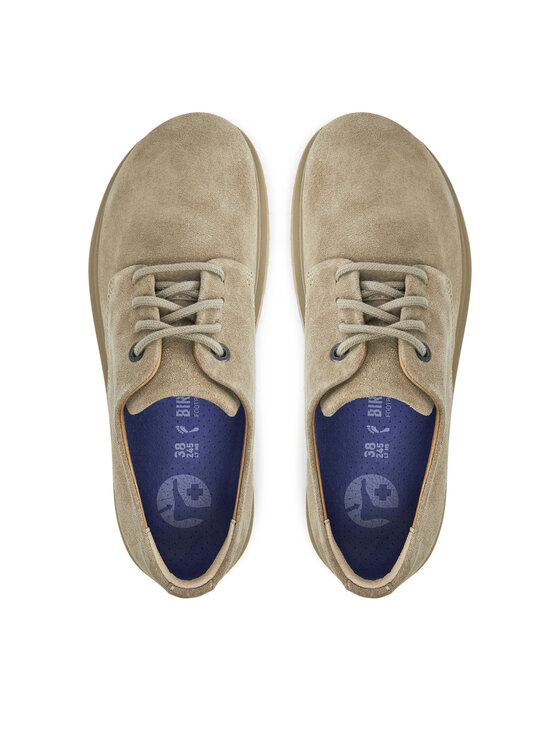 Birkenstock Polobotky Birkenstock Highwood Lace Low 1029730 Béžová