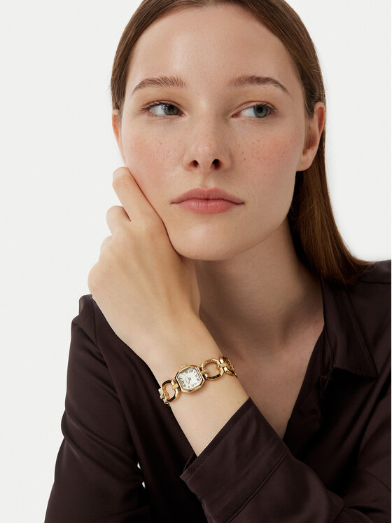 Fossil Zegarek Fossil Harlow ES5483 Złoty