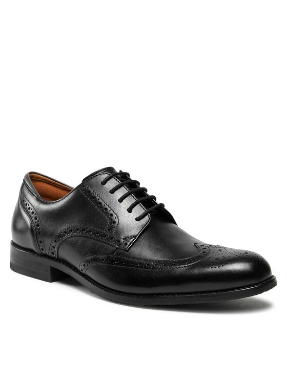 Clarks Pusbačiai Clarks Craft Arlo Limit 261714527 Juoda