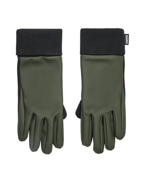 Rains Cimdi Rains 16720 Zaļš