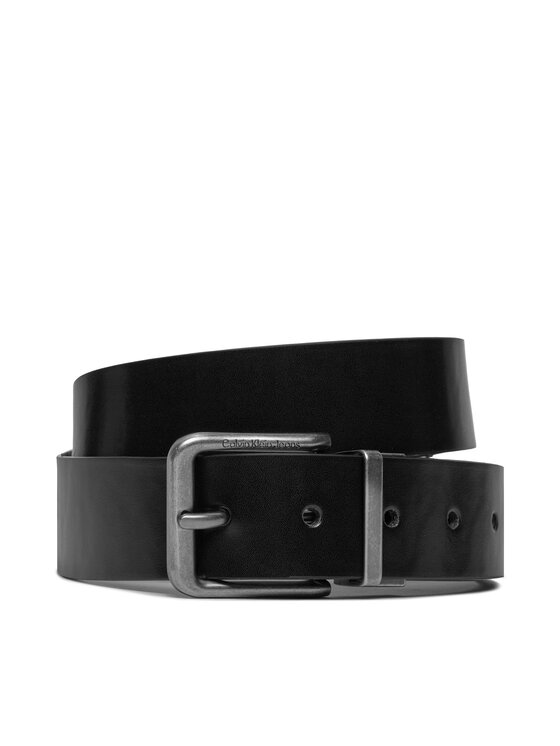 Calvin Klein Jeans Cinturón para hombre Calvin Klein Jeans Gift Cl Lthr Belt Rev/Adj 35Mm K50K511515 Negro