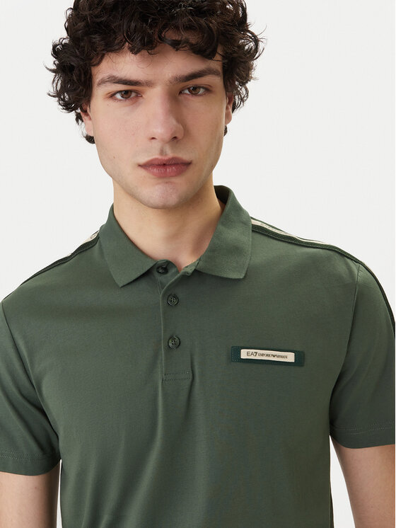 EA7 Emporio Armani EA7 Emporio Armani Polo 7M001477 AF10375 U7260 Verde Regular Fit