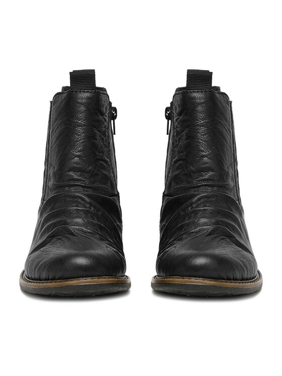 Rieker Polokozačky Rieker 74855-00 Černá