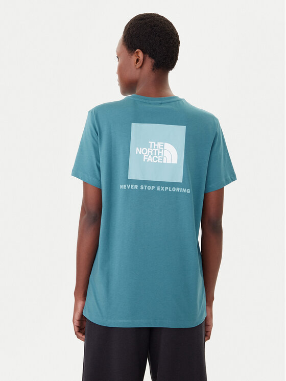 The North Face The North Face T-Shirt Redbox NF0A87NK Μπλε Relaxed Fit