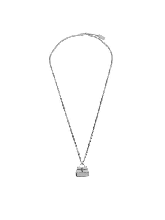 Marc Jacobs Намисто Marc Jacobs The St. Marc Cuban-Link Chain Necklace 2F3JNC001J37 Срібний