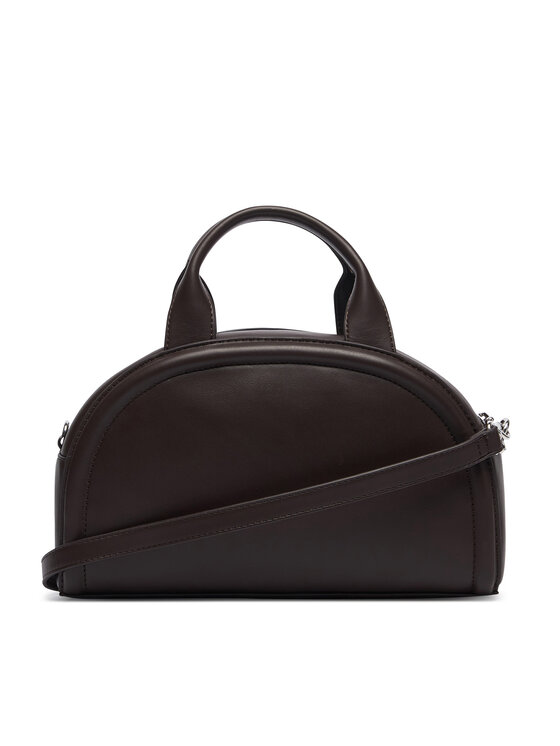 Calvin Klein Geantă Calvin Klein Bold Ck Dome Crossbody LV04F3895G Maro închis