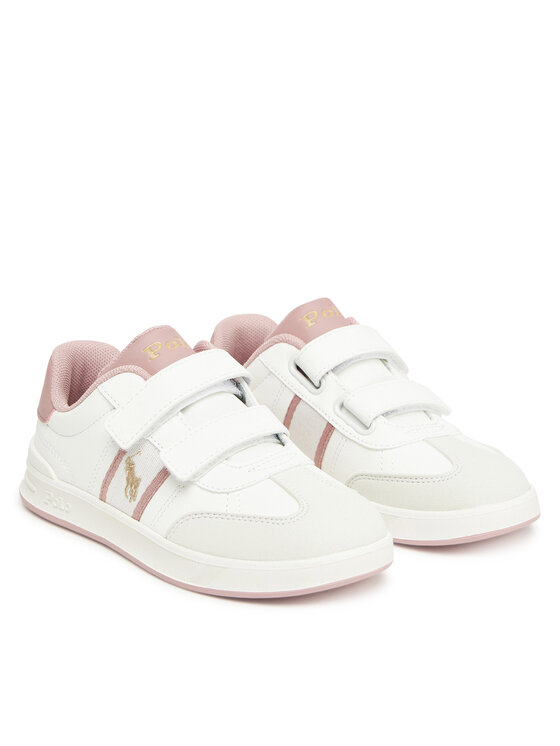 Polo Ralph Lauren Снікерcи Polo Ralph Lauren Heritage Court III T-Toe Ez RL03359101 Білий