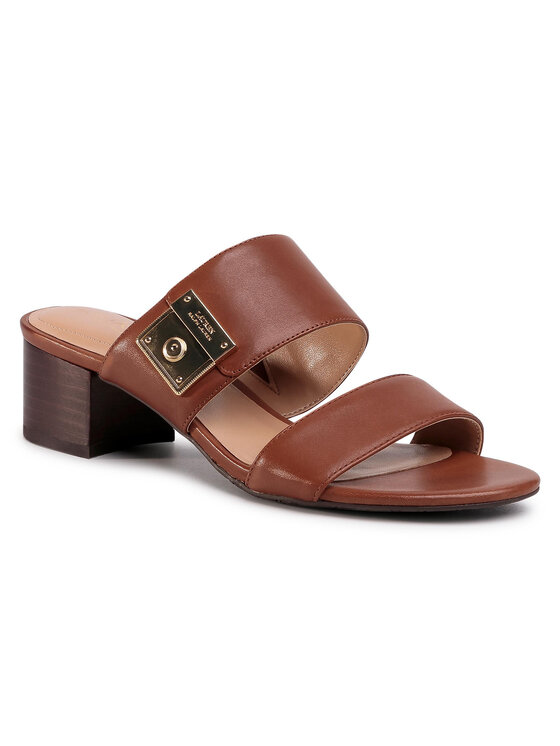 Klapki LAUREN RALPH LAUREN Windham 802784398002 Brązowy | Eobuwie.com.pl