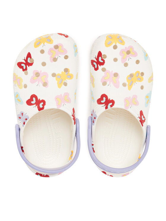 Crocs Šlepetės Crocs Classic Butterfly Graphic Clog 211255 Spalvota