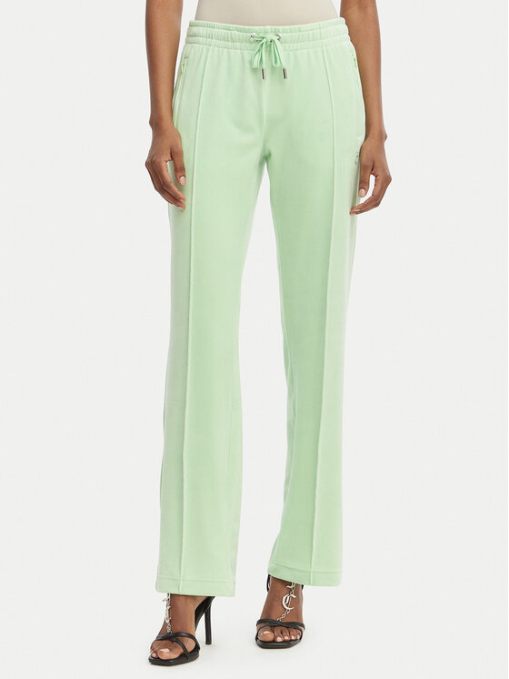 Juicy Couture Juicy Couture Pantalones de chándal Tina JCWBJ126327 Verde Straight Leg