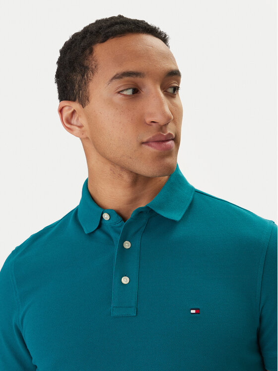 Tommy Hilfiger Tommy Hilfiger Polo 1985 MW0MW17771 Verde Slim Fit