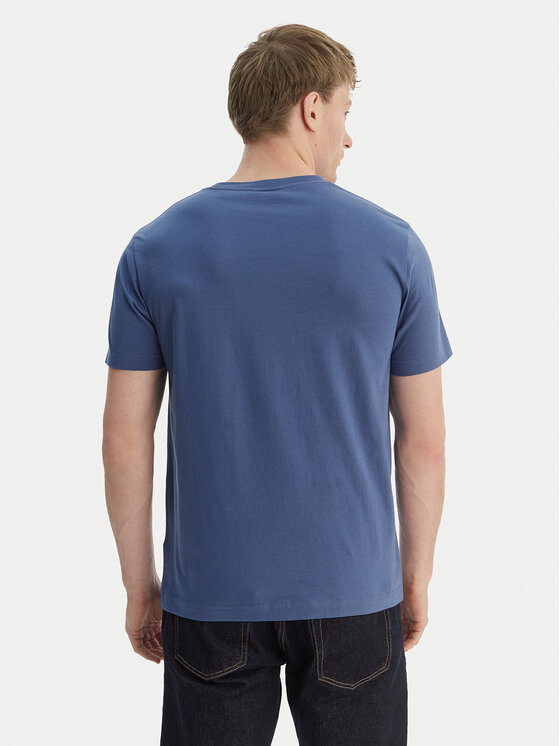 Gant Gant Majica Archive Shield 2067004 Modra Regular Fit