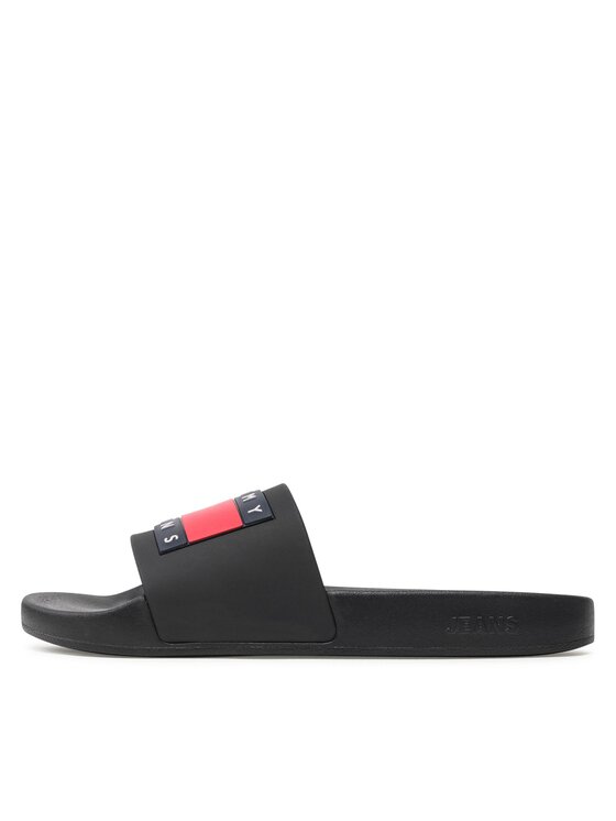 Tommy Jeans Klapki Tommy Jeans Pool Slide Ess EM0EM01191 Czarny