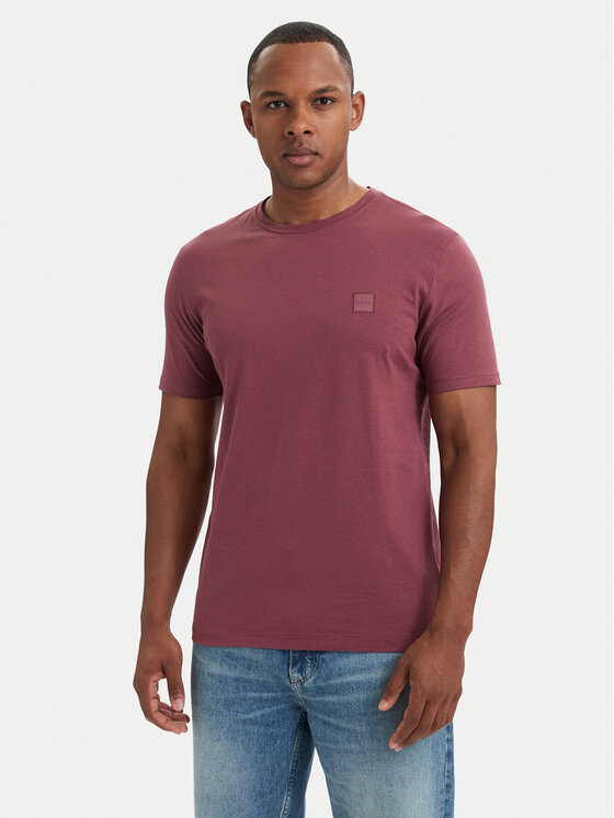 BOSS BOSS Camiseta Tales 50508584 Rojo Regular Fit