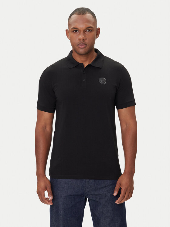 KARL LAGERFELD KARL LAGERFELD Polo 745020 554235 Negro Regular Fit