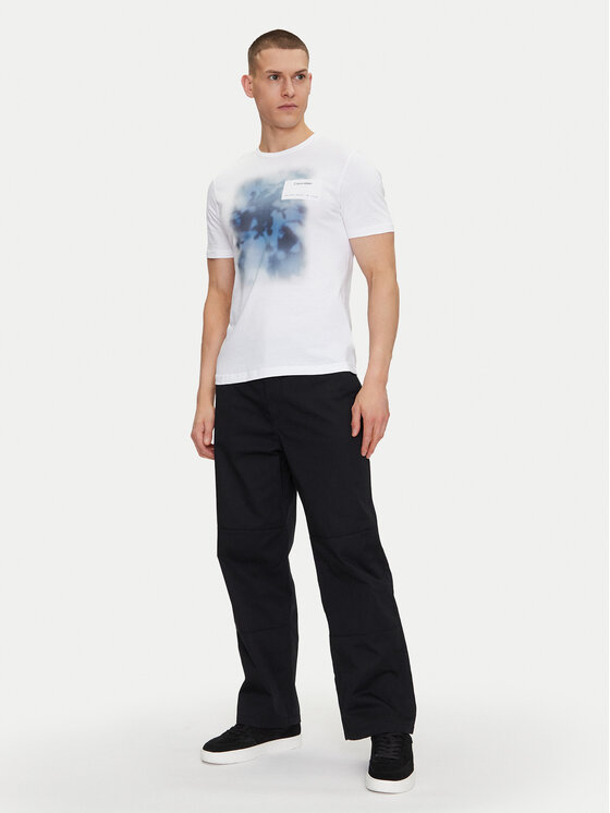 Calvin Klein Calvin Klein T-Shirt Photo Print K10K114157 Λευκό Regular Fit