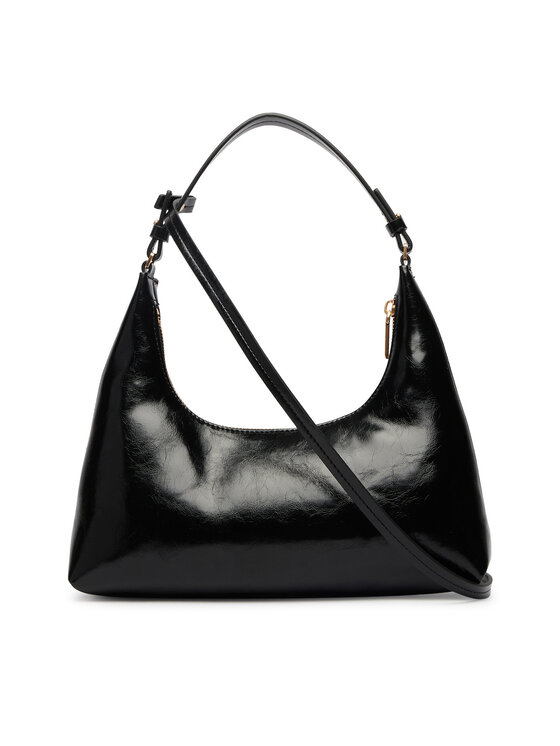 Calvin Klein Kabelka Calvin Klein Foil Logo Glossy LV04F3737G Čierna