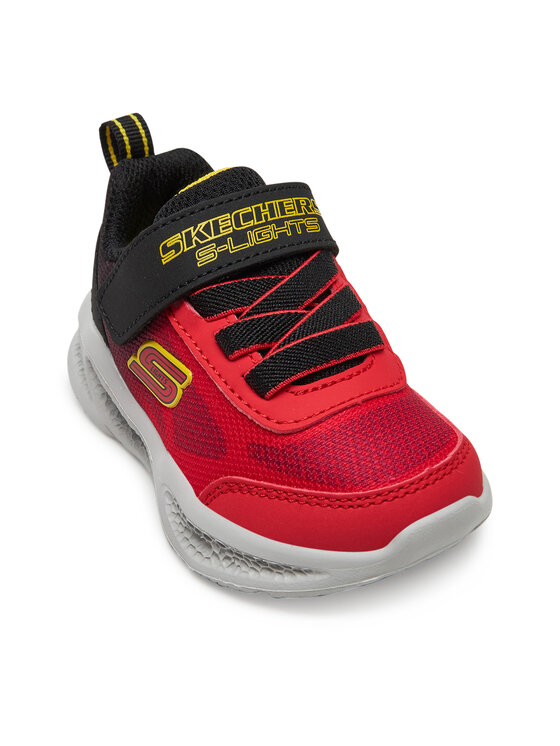 Skechers Sneakersy Skechers S-Lights Meteor-Lights - Krendox 401495N/RDBK Červená