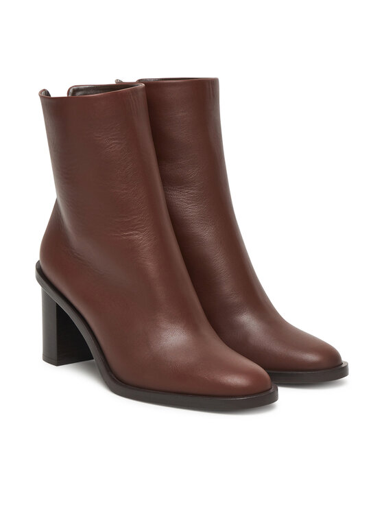 Max Mara Škornji Max Mara Midiboot80 25247960726 Rjava