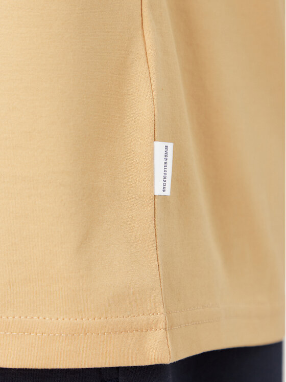 Beverly Hills Polo Club Beverly Hills Polo Club Camiseta P-FW26M-TS1536 Beis Regular Fit