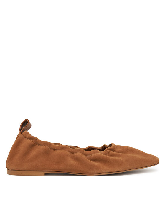 Pepe Jeans Balerinke Pepe Jeans Poppy Basic PLS10430 Rjava