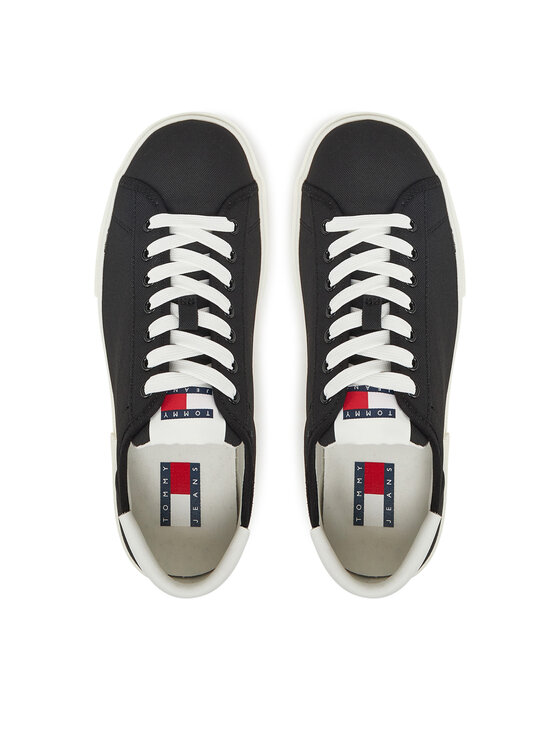 Tommy Jeans Sneakers Tommy Jeans Tjw Flatform Canvas Sneaker EN0EN02792 Negru
