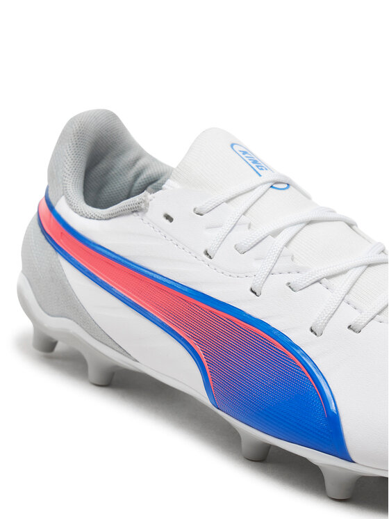 Puma Ποδοσφαιρικά Παπούτσια Puma KING MATCH FG/AG Jr 108048 Λευκό