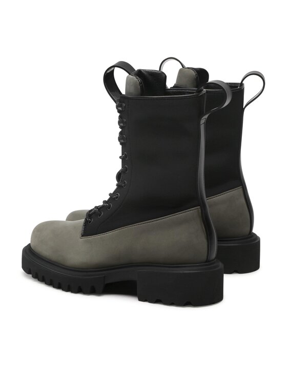 Rains Trapper stila apavi Rains Show Combat Boot Neopren 22610 Zaļš