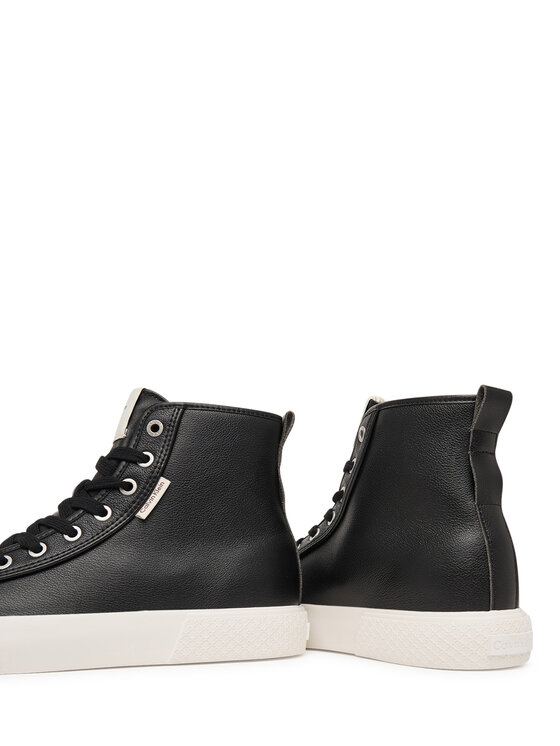 Calvin Klein Bambas Calvin Klein Vulc Lace Up Hightop Lth HW0HW03076 Negro