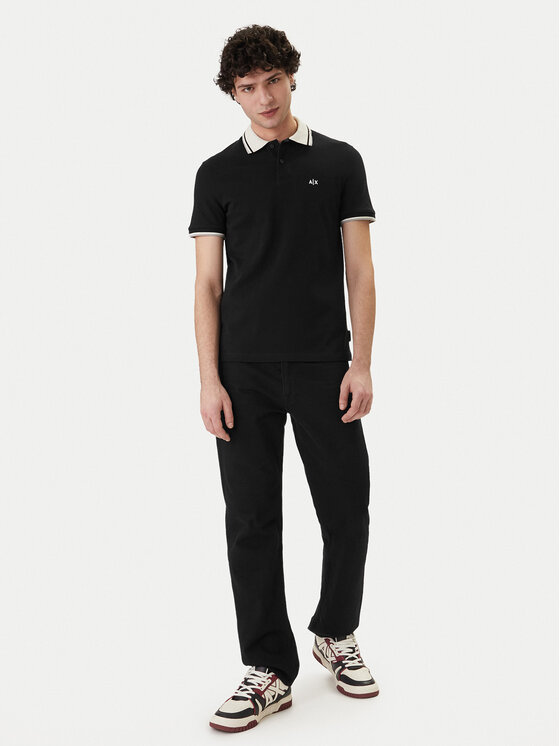 Armani Exchange Armani Exchange Polo XM002350 AF10366 UC001 Negro Regular Fit