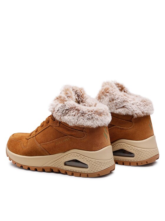 Skechers Черевики Skechers Uno Wintriness 167433/CSNT Коричневий