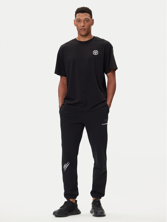Plein Sport Plein Sport Camiseta PAEC MTK8324 STE001N Negro Loose Fit