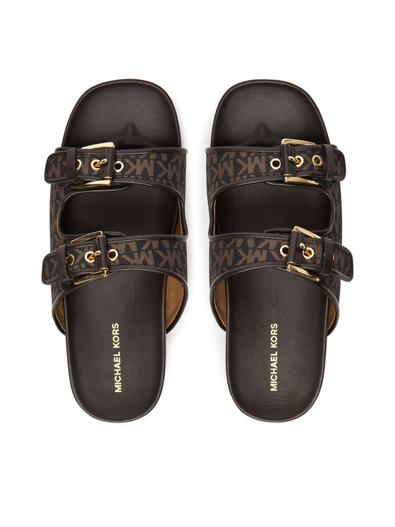 MICHAEL Michael Kors Шльопанці MICHAEL Michael Kors Byers  40T5BYFS1D Коричневий
